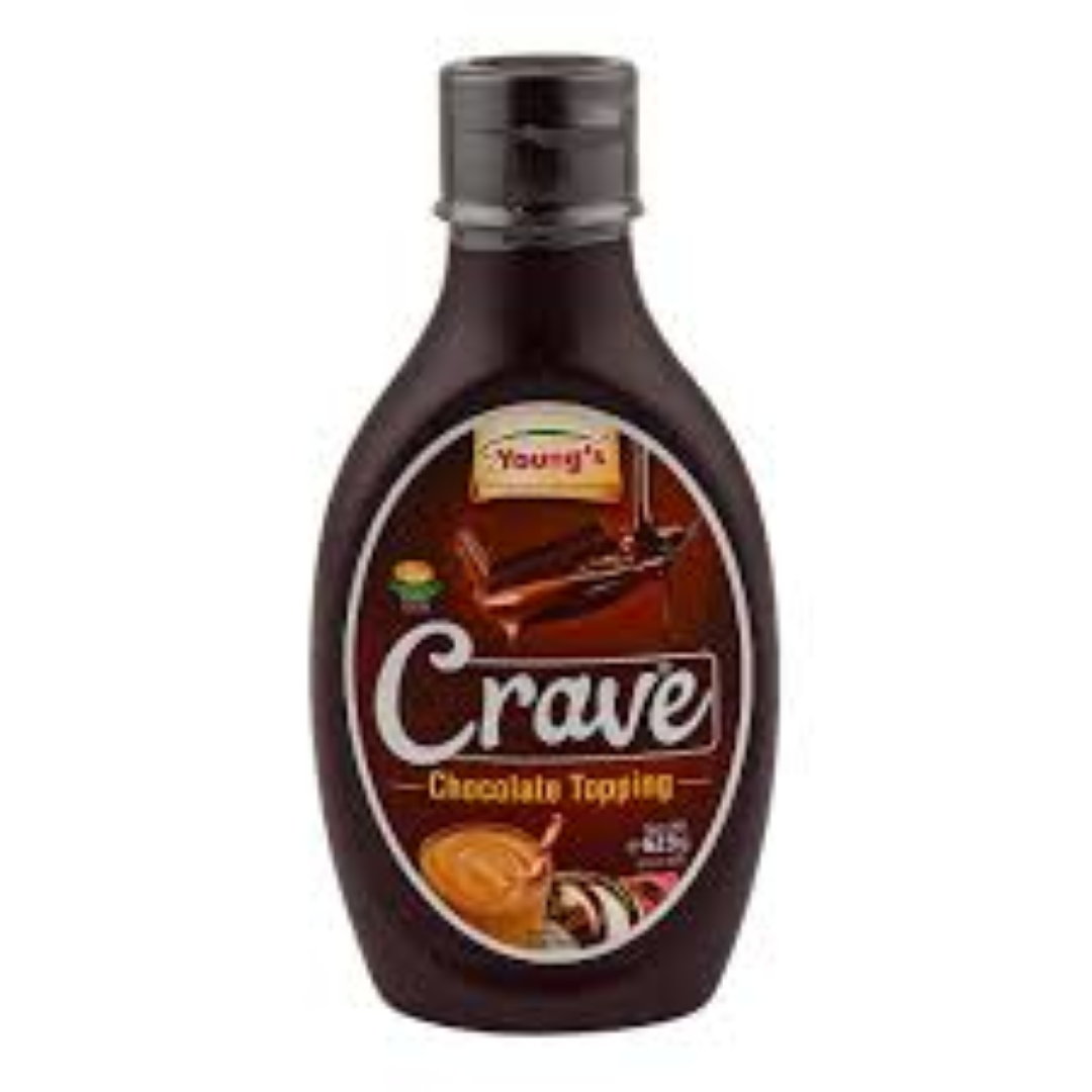 YOUNGS CRAVE TOPPING CHOCOLATE 623ML